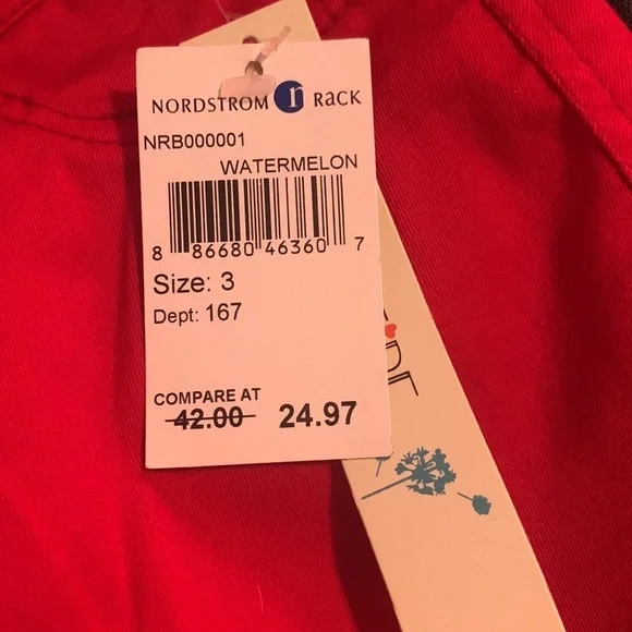 Love Fire, bright red skinny pants. Size 3 - Picture 7 of 7